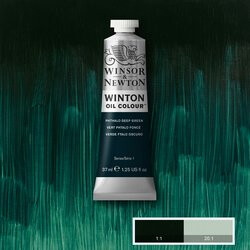 Olejová barva Winton 37ml – 048 phthalo deep green - 