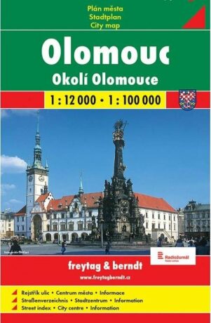 Olomouc mapa 1:12 000 - neuveden
