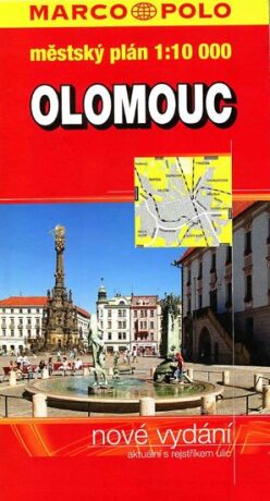 Olomouc městský plán 1:10000 - neuveden