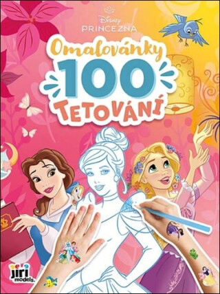 Omalovánky a 100 tetování Disney Princezny - -