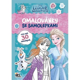 Omalovánky A4 se samolepkami Ledové království - 
