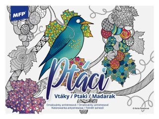 Omalovánky antistresové Ptáci A5 - 