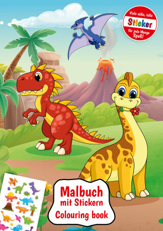 Omalovánky+ samolepky A4 - 