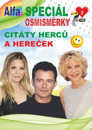 Osmisměrky speciál 2/2026 - Citáty herců a hereček - 