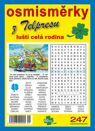 Osmisměrky z Telpresu luští celá rodina 2/2026 - 247 osmisměrek - neuveden