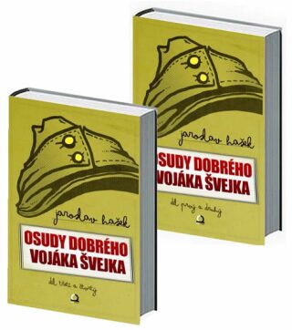 Osudy dobrého vojáka Švejka - komplet 2 knihy (4 díly) - Jaroslav Hašek
