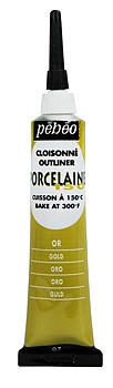 Kontura Porcelaine outliner 20ml – zlatá - 