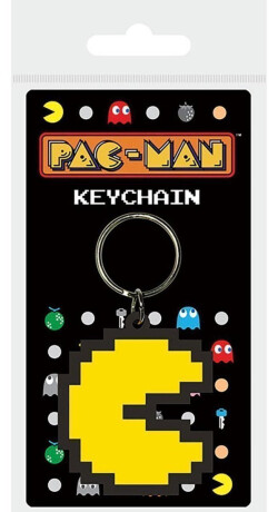 Pac Man Klíčenka gumová - Pixel - neuveden