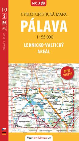 Pálava - Lednicko-valtický areál - cykloturistická mapa č. 10 /1:55 000 - neuveden