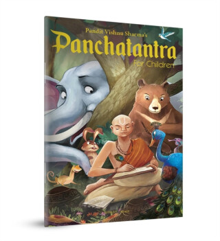 Pandit Vishnu Sharma's Panchatantra For Children: Illustrated stories (Black and White, Paperback) - Shubha Vilas