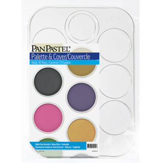 PanPastel Palette & Cover, 10 pozic - plastová paleta s víčkem pro 10 odstínů - 