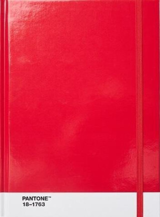 Pantone Zápisník tečkovaný L - Red 18-1763 - neuveden