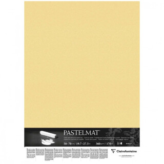Papír pro pastel Pastelmat 50x70cm 360g buttercup - 