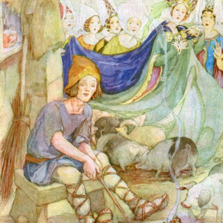 Pasáček vepřů - Hans Christian Andersen, Vlastimil Brodský, Eduard Cupák, Sylva Sequensová, Marcel Vašinka, Karel Weinlich - audiokniha