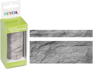 Páska 1,5 a 4,5 cm x 5m papírová,kámen (2 ks) - 