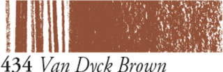 Pastel v tužce Sennelier – 434 Van Dyck Brown - 