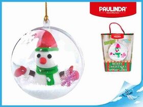 Paulinda Merry Christmas baňka se sněhulákem a doplňky - 