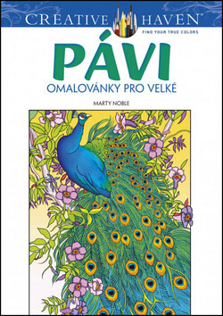 Pávi omalovánky pro velké - Marty Noble