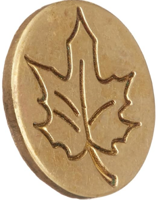 Pečetní hlava Manuscript 17mm – Javor - 