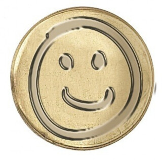 Pečetní hlava Manuscript 17mm – Smajlík - 