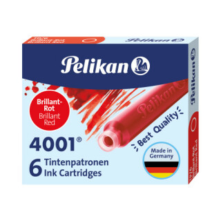 Pelikan - Bombičky inkoustové briliantní červená - 