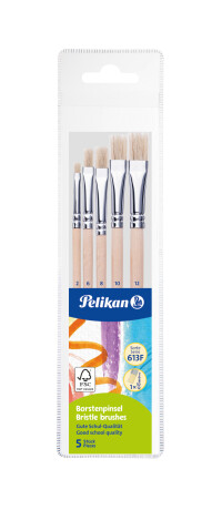 Pelikan - Štetce sada 613F č. 2,6,8,10,12 - 
