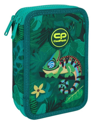 Penál 2 zipy Jumper Tropic - vybavený - 
