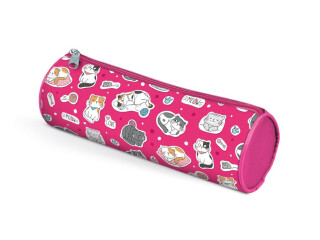 Penál etue válcová Cats - 
