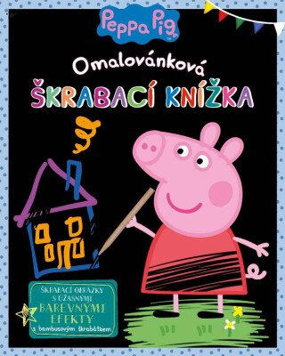 Peppa Pig - Omalovánková škrábací knížka - neuveden