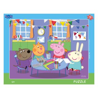 Puzzle 40 Peppa Pig Ve školce deskové - neuveden