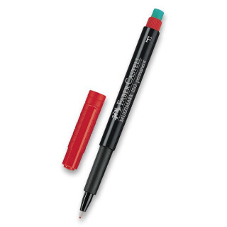 Permanentní fix Faber-Castell Multimark – červený F - 