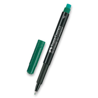 Permanentní fix Faber-Castell Multimark – zelený F - 