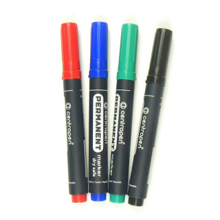 Permanentní marker široký – červený - 