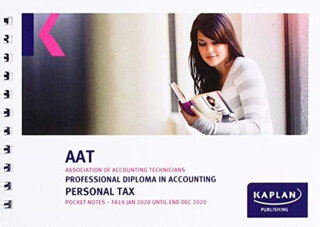 PERSONAL TAX (FA19) - POCKET NOTES - KAPLAN