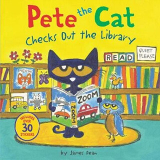 Pete the Cat Checks Out the Library - Dean James,Kimberly Dean