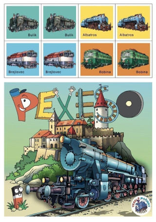 Pexeso Veselé mašinky - neuveden