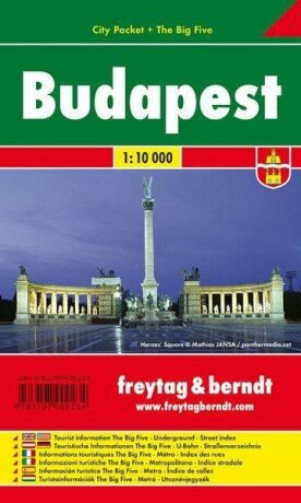PL 23 CP Budapešť 1:10 000 / kapesní plán města - neuveden