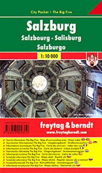 PL 18 CP Salzburg 1:8 800 / kapesní plán města - neuveden