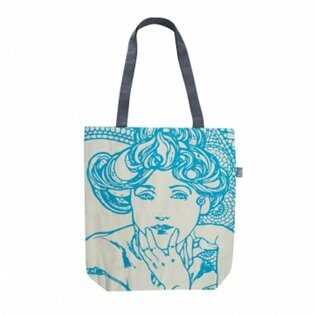 Plátěná taška Alfons Mucha - Topaz, Fresh Collection - neuveden