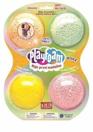 PlayFoam Boule 4pack - Třpytivé (CZ/SK) - neuveden