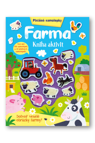 Plstěné samolepky - Farma - kniha aktivit - neuveden