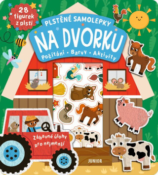 Plstěné samolepky Na dvorku - Kolektiv