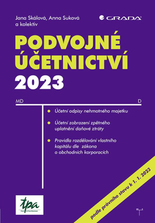 Podvojné účetnictví 2023 - Jana Skalová,Anna Suková