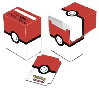 Pokémon UltraPRO: krabička na karty - Pokéball Red and White - 