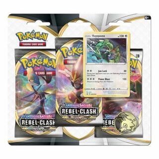 Pokémon TCG: SWSH02 Rebel Clash 3 Blister Booster - neuveden