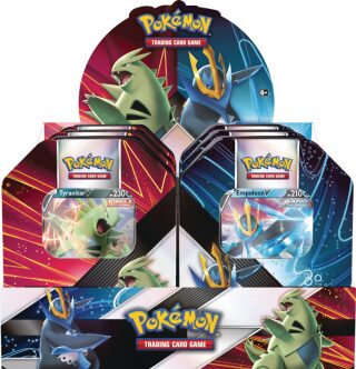 Pokémon TCG: V Strikers Tin (Tyranitar V / Empoleon V) - neuveden