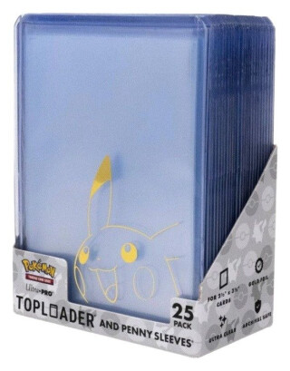 Pokémon Ultra PRO: Pikachu Toploader and Penny Sleeves Combo Pack - 