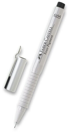 Popisovač Faber-Castell Ecco pigment černý – 0,8mm - 