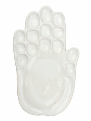 Porcelánová paleta pro akvarel – ruka - 