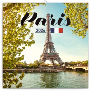 Poznámkový kalendář Paříž 2024 - neuveden